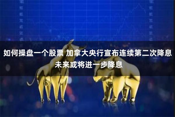 如何操盘一个股票 加拿大央行宣布连续第二次降息 未来或将进一步降息