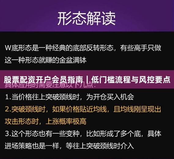 股票配资开户会员指南｜低门槛流程与风控要点