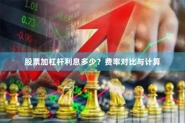 股票加杠杆利息多少?费率对比与计算